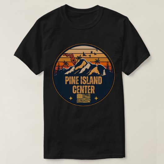 パインアイランドセンター フロリダ州 Tシャツ (デザイン正面)