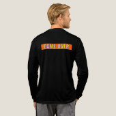 パインインインベーダーズ – パイナップル帝国レトロゲームシリーズ トライブレンドＴシャツ (背面全体)