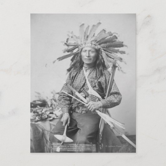 パインインディアン扇動者 ポストカード (正面)