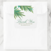 パインウッズの水彩 |さん結婚ありがとう スクエアシール (バッグ)