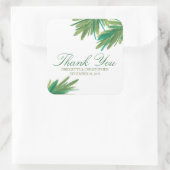 パインウッズの水彩 |さん結婚ありがとう スクエアシール (バッグ)