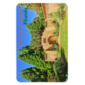 パインウッドエステートファウンテンボックタワーガーデンズフロリダ マグネット (縦)