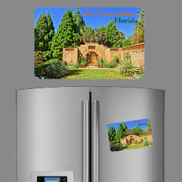 パインウッドエステートファウンテンボックタワーガーデンズフロリダ マグネット