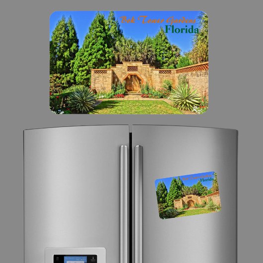 パインウッドエステートファウンテンボックタワーガーデンズフロリダ マグネット