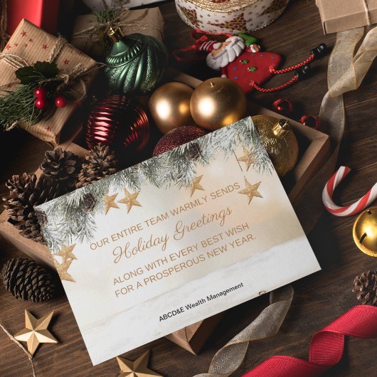 パインエレガントとスターアクセントで休日の希望 シーズンカード