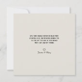 パインエレガントとホリーのリースと金ゴールドアクセント サンキューカード (裏面)