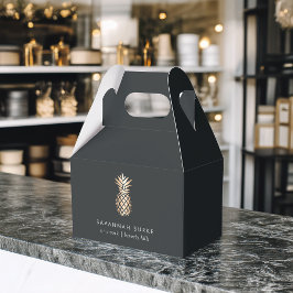 パインエレガントアップル銅 |ブティパーソナライズされたック フェイバーボックス