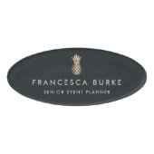 パインエレガントアップル銅 名札 (正面)