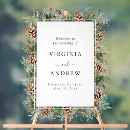 パインエレガントウェルカムアクリル記号 アクリルサイン