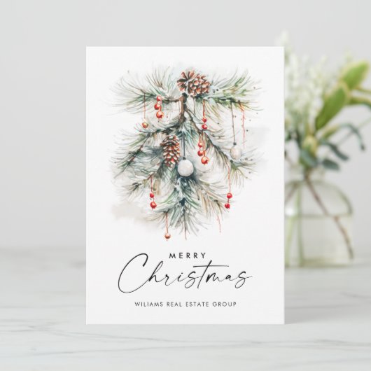 パインエレガントコーン分岐クリスマス企業の シーズンカード (スタンド正面)