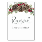 パインエレガントコーン結婚クリスマス予約サイン テーブルナンバー (裏面)