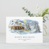 パインエレガントツリーのクリスマスグリーティング写真 シーズンカード (スタンド正面)