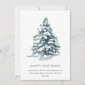 パインエレガントツリーのクリスマス企業の挨拶 シーズンカード (正面)