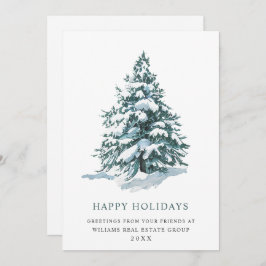 パインエレガントツリーのクリスマス企業の挨拶 シーズンカード