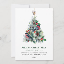 パインエレガントツリーのクリスマス企業の挨拶 シーズンカード