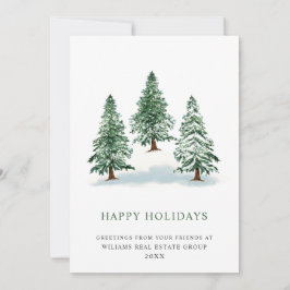 パインエレガントツリーのクリスマス企業の挨拶 シーズンカード
