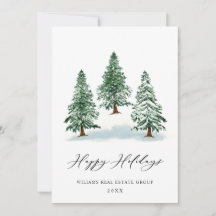 パインエレガントツリーのクリスマス企業の挨拶