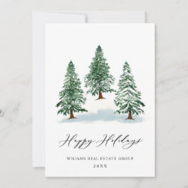 パインエレガントツリーのクリスマス企業の挨拶 シーズンカード