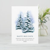 パインエレガントツリーのクリスマス企業の挨拶 シーズンカード (スタンド正面)