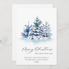 パインエレガントツリーのクリスマス企業の挨拶 シーズンカード