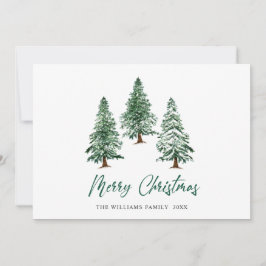 パインエレガントツリーのクリスマス企業の挨拶 シーズンカード