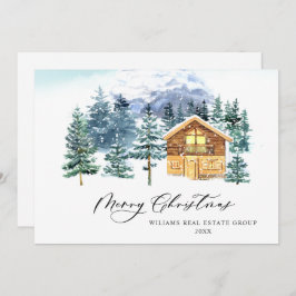 パインエレガントツリーのクリスマス企業の挨拶 シーズンカード