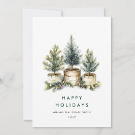 パインエレガントツリーのクリスマス企業の挨拶 シーズンカード