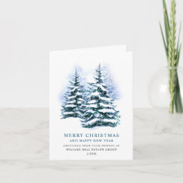 パインエレガントツリーのクリスマス企業の挨拶 シーズンカード