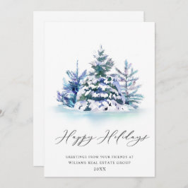 パインエレガントツリーのクリスマス企業の挨拶 シーズンカード