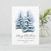 パインエレガントツリーのクリスマス企業の挨拶 シーズンカード (スタンド正面)