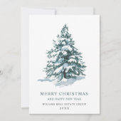 パインエレガントツリーのクリスマス企業の挨拶 シーズンカード (正面)