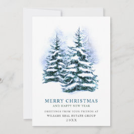 パインエレガントツリーのクリスマス企業の挨拶 シーズンカード