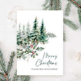 パインエレガントツリーのクリスマス企業の挨拶 シーズンカード