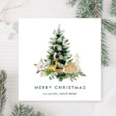 パインエレガントツリーのクリスマス企業の挨拶 シーズンカード