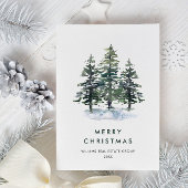 パインエレガントツリーのクリスマス企業の挨拶 シーズンカード