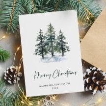 パインエレガントツリーのクリスマス企業の挨拶