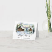 パインエレガントツリーのクリスマス企業の挨拶 シーズンカード (正面)