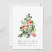 パインエレガントツリーのクリスマス企業の挨拶 シーズンカード (正面)