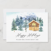 パインエレガントツリーのクリスマス企業の挨拶 シーズンカード (正面)