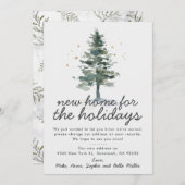 パインエレガントツリー新しいホームフォーザホリデーズムービング 案内状 (正面/裏面)