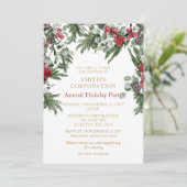 パインエレガントベリーズ企業のホリデーパーティー 招待状 (スタンド正面)