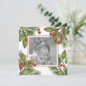 パインエレガントボタニカルグリーンリーホリーベリー シーズンカード (スタンド正面)