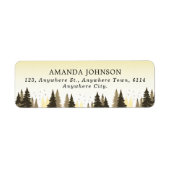 パインエレガントボタニカルファームハウス差出人住所 ラベル (正面)