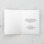 パインエレガントリースシンプルクリスマ企業のス シーズンカード (内部)