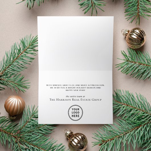 パインエレガント企業のツリーの水色 シーズンカード