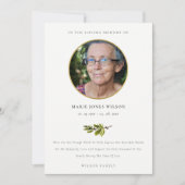 パインエレガント支部動物写真悔やみや弔慰記念碑 サンキューカード (正面)