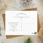 パインエレガント素朴クリスマス2カスタム枚の写真Invite シーズンポストカード