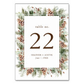 パインエレガント テーブルナンバー (裏面)