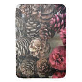 パインオーガニックコーンホリデーオーナメント絵画ズ バスマット (正面縦)