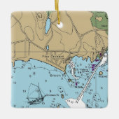 パインオーチャードブランフォードCTチャート セラミックオーナメント (正面)